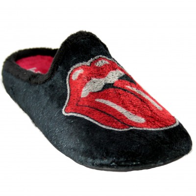 Vulcabicha 1826 - Zapatillas De Estar Por Casa Suaves Con Lengua Rolling Stones