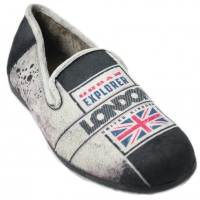Rodevil 500 - London Indoor Shoes With English Flag