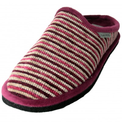 The Pool 350 - Red, Maroon and Beige Striped Sneakers With Removable Insole and Special Ultralight Prquet Sole
