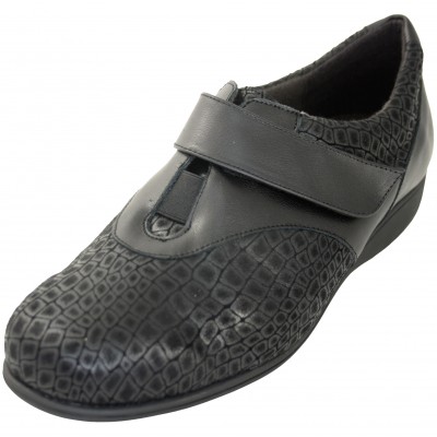 Doctor Cutillas 53567 - Wide comfortable shoes in Lycra Adaptable with Velcro Removable insole