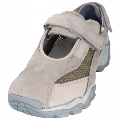 Alviflex 81023 - Closed Sports Shoes With Velcro Adjustments Light Beige Color Removable Insole