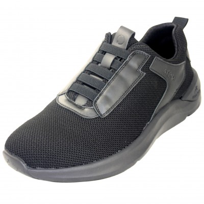 Fluchos F1254 - Women's Black Sports Shoes With Elastics
