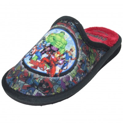 Gomus 6966 - Home Slippers For Children Special Parquet Superheroes Of Comics
