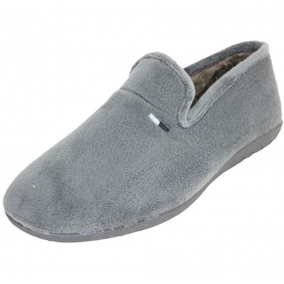 Cabrera 9042 - Men's Boy's Indoor Slippers Gray Smooth Soft And Warm