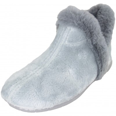 Gomus Muro 9615 - Home Slippers Women Girls Boys and Girls Furry Bootie Stone, Blue, Light Gray and Pink