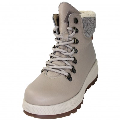 Onfoot 35040 - Women's Light Beige Insulated Boots With Borreguito Laces Inside And Out