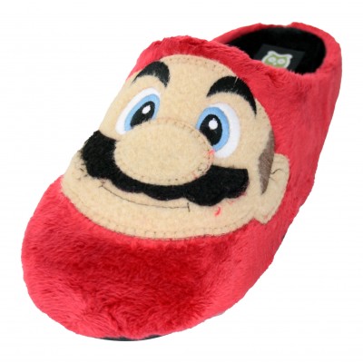Marpen Slippers 607IV20 - Men's Home Slippers Boy Famous Red Mario Face Video Games