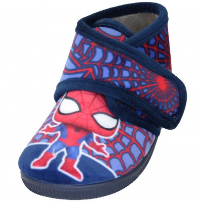 Vulcabicha 1053 - Children's Closed Toe Loafers Spider Man In Navy Velcro Spidey