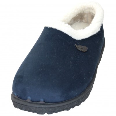 Roal 80007 - Zapatillas De Estar Por Casa Cerradas Mujer Chica Azul Marino Calientes Forradas De Lana Plantilla