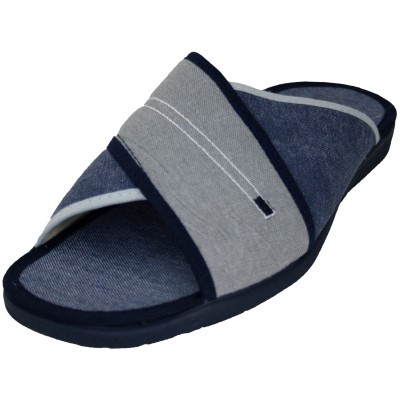 Vulcabicha 4463 - Home Slippers For Men Cross Design Combined Open Colors