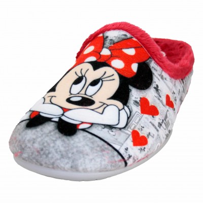 Wall 2710 - Funny Romantic Girl House Slippers With Famous Mice