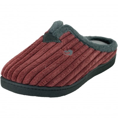 Roal 12027 - Men's slippers with high-resilience foam insole in red or blue corduroy