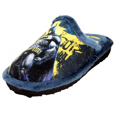 Gomus 6965 - Gotham Black Super Hero Bat Home Slippers