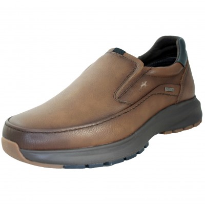 Fluchos F2064 - Mocassí Clàssic Robust De Pell Per Home De Color Marró Amb Plantilla Extraible