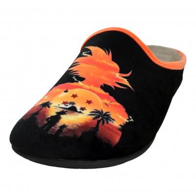 VulcaBicha 1832 - Slippers for Home Manga Series Martial Arts Fighters Orange Balls