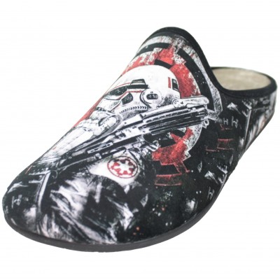 Vulcabicha 1852 - Men's Home Slippers Space Warrior Galaxy White