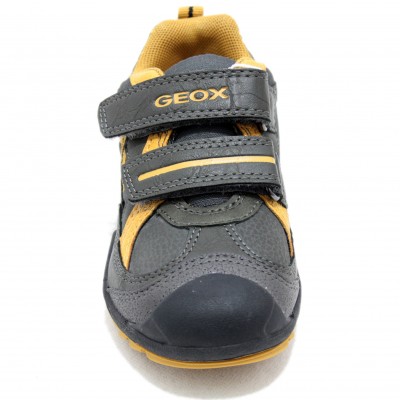 Geox Savage - Calzado Deportivo de Piel con Dos Cierres de Velcro