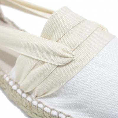 Mid Heel Espadrilles Tres Vetes Beig