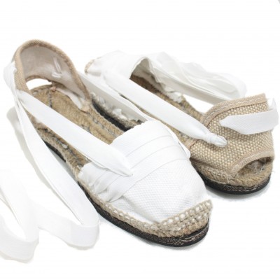 Espadrilles Tres Vetes Beig