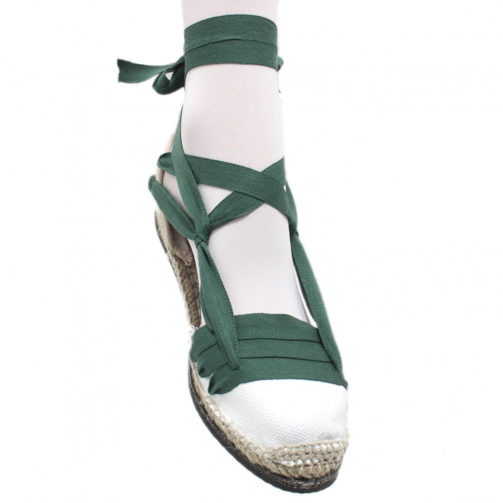 Espadrilles Tres Vetes Dark Green