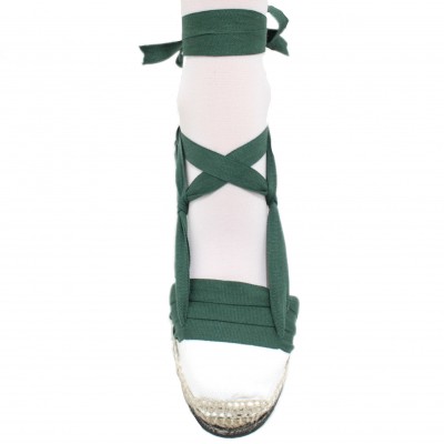 Espadrilles Tres Vetes Dark Green