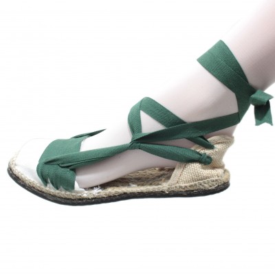 Espadrilles Tres Vetes Dark Green