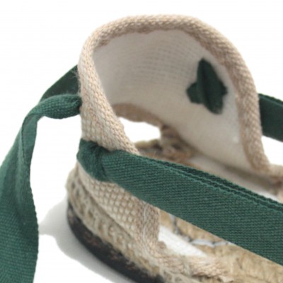 Espadrilles Tres Vetes Dark Green