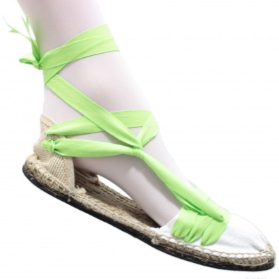 Espadrilles Tres Vetes Lime Green