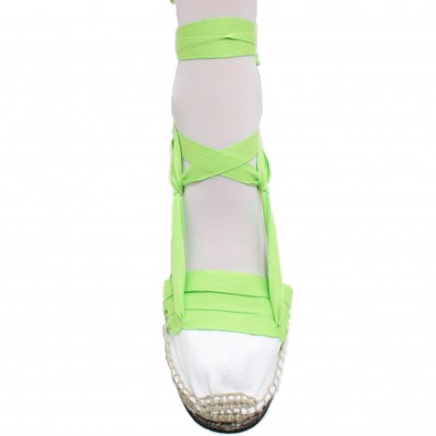 Espadrilles Tres Vetes Lime Green