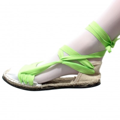 Espadrilles Tres Vetes Lime Green