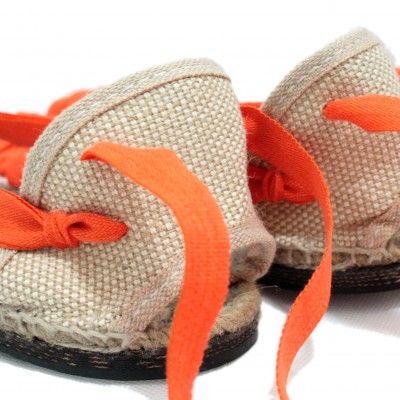 Espadrilles Tres Vetes Orange