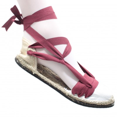 Espadrilles Tres Vetes Maroon