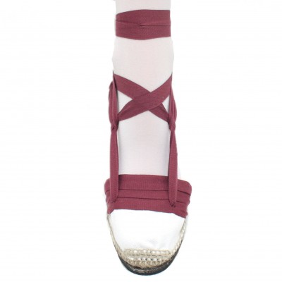 Espadrilles Tres Vetes Maroon