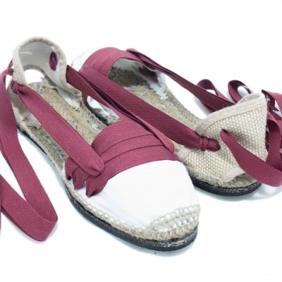 Espadrilles Tres Vetes Maroon