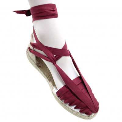 Espadrilles Set Vetes Maroon