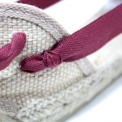 Espadrilles Set Vetes Maroon