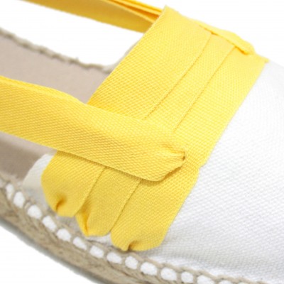 Mid Heel Espadrilles Tres Vetes Yellow