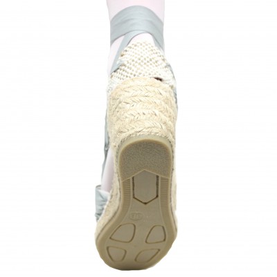 Heel Espadrilles Pintxo or Set Vetes Light Grey