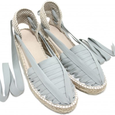 Heel Espadrilles Pintxo or Set Vetes Light Grey