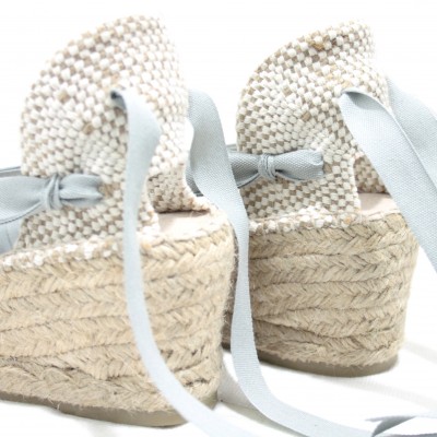 Heel Espadrilles Pintxo or Set Vetes Light Grey