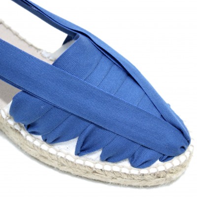 Heel Espadrilles Pintxo or Set Vetes Traditional Blue