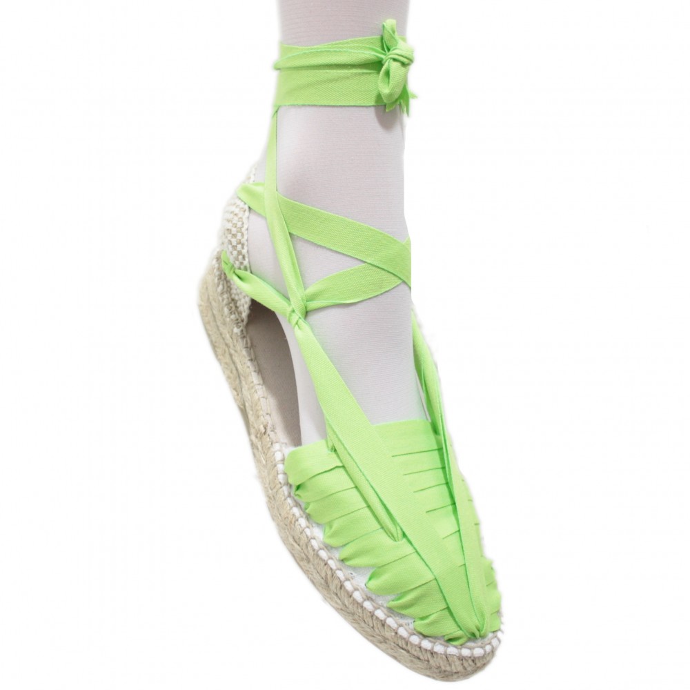 lime green espadrilles